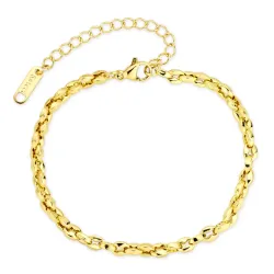 waterproof armband in verguld staal - OCEANA