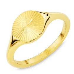 waterproof ring in verguld staal - OCEANA