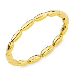 waterproof ring in verguld staal - OCEANA