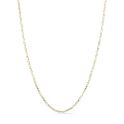 waterproof zirkoon ketting in verguld staal - OCEANA