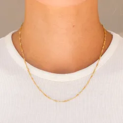 waterproof ketting in verguld staal 45 cm x 1,7 mm  - OCEANA