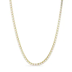 waterproof zirkoon ketting in verguld staal 40+5 cm x 3 mm  - OCEANA