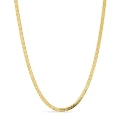 waterproof slangenketting in verguld staal 40+5 cm x 3 mm  - OCEANA