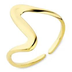 waterproof verstelbaar ring in verguld staal - OCEANA