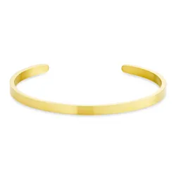 waterproof armband in verguld staal  x 4,0 mm  - OCEANA