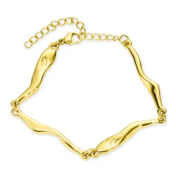 waterproof armband in verguld staal - OCEANA