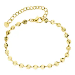 waterproof armband in verguld staal - OCEANA