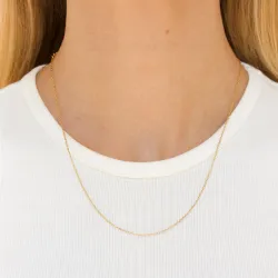 waterproof ronde ankerketting in verguld staal  x 1,2 mm  - OCEANA