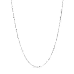 waterproof singapore ketting in staal  x 2,0 mm  - OCEANA