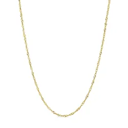 waterproof singapore ketting in verguld staal  x 2,0 mm  - OCEANA
