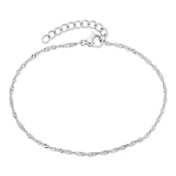 waterproof singapore armband in staal  x 1,5 mm  - OCEANA