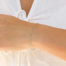 waterproof singapore armband in staal  x 2,0 mm  - OCEANA