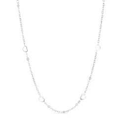waterproof hart ketting in staal  x 5,2 mm  - OCEANA