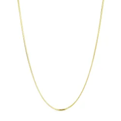 waterproof slangenketting in verguld staal  x 1,5 mm  - OCEANA