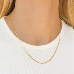 waterproof slangenketting in verguld staal  x 1,5 mm  - OCEANA
