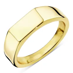 waterproof ring in verguld staal