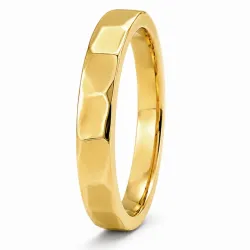 waterproof ring in verguld staal