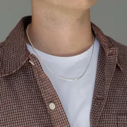 waterproof ketting in staal  x 3 mm 