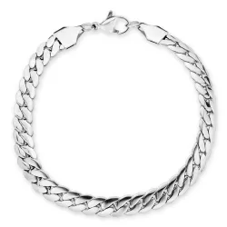 waterproof armband in staal  x 6,5 mm 