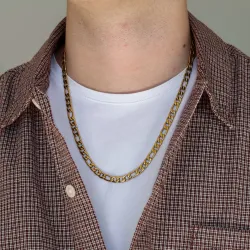 waterproof ketting in verguld staal  x 6.50 mm 