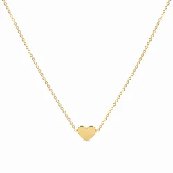waterproof hart ketting in verguld staal - OCEANA