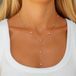 waterproof ketting in verguld staal - OCEANA