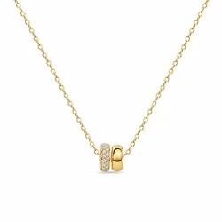 waterproof zirkoon ketting in verguld staal - OCEANA
