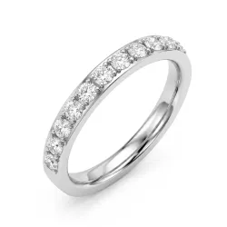 waterproof zirkoon mémoire ring in staal - OCEANA