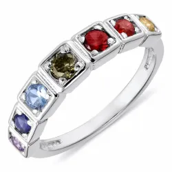 Vinger ringen zilver ring in gerodineerd zilver