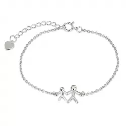 familie armband in zilver