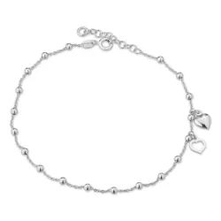 enkelbandje in zilver 24 plus 3 cm x 3,0 mm