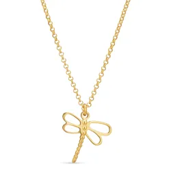 goudsmid  ketting in verguld sterlingzilver met hanger in verguld sterlingzilver