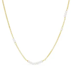 ketting in verguld sterlingzilver 40 plus 5 cm x 3,0 mm