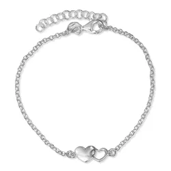hart armband in zilver