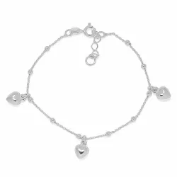 hart armband in zilver