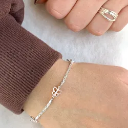 vlinder armband in zilver
