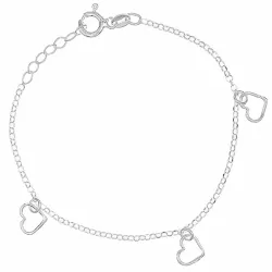 hart armband in zilver
