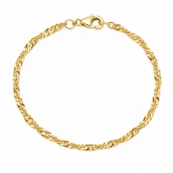 BNH singapore armband in 8 karaat goud 17 cm x 2,3 mm