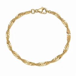 BNH singapore armband in 8 karaat goud 17 cm x 3,5 mm