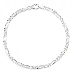 figaro armband in zilver 18,5 cm x 2,8 mm
