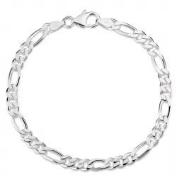 figaro armband in zilver 17 cm x 10,8 mm