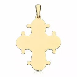25 x 30 mm dagmarkruis in verguld sterlingzilver - Amoré