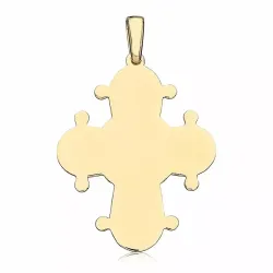 29 x 35 mm dagmarkruis in verguld sterlingzilver - Amoré