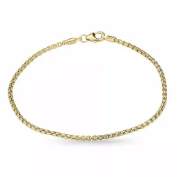 BNH venetiaanse armband in verguld sterlingzilver 17 cm x 2 mm