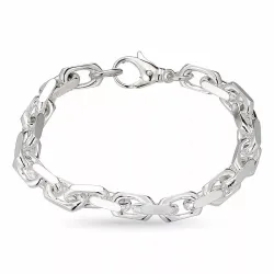 Bnh anker facet armband in zilver 18,5 cm x 7,9 mm