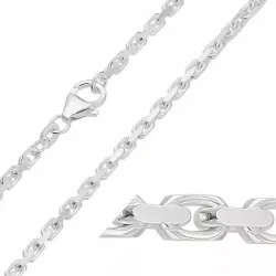 BNH Anker facet ketting in zilver 70 cm x 2,1 mm