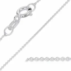 BNH Anker ronde ketting in zilver 36 cm x 0,8 mm