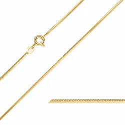 BNH slangenketting in 14 karaat goud 42 cm x 1,0 mm