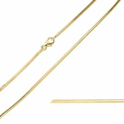 BNH slangenketting in 14 karaat goud 42 cm x 1,3 mm