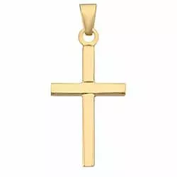 13 x 21 mm goud BNH kruis in 14 karaat goud - Amoré